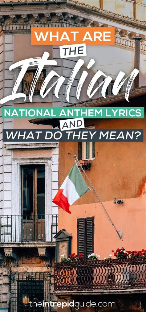 Italian National Anthem Lyrics and Meaning