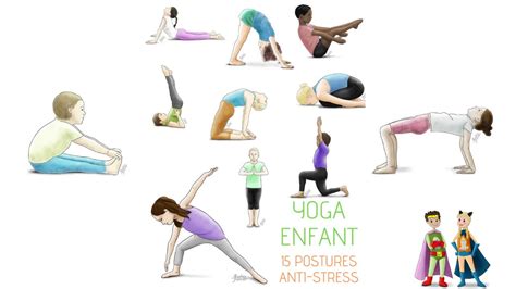 15 postures de yoga pour diminuer le stress des enfants Family santé