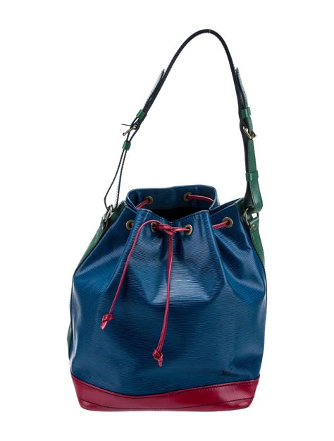 Louis Vuitton Epi Noe Gm Blue Bucket Bags Handbags Lou The