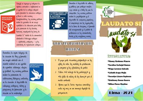 Calam O Triptico Laudato Si Ambiente