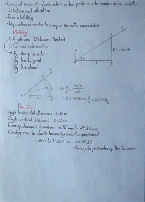 Tacheometry - Civil Engineering Notes