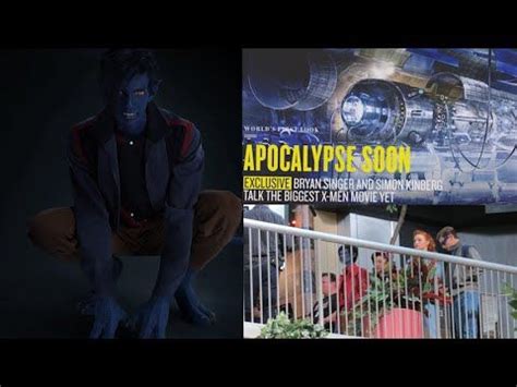 Nightcrawler from X-Men Apocalypse Revealed! First Set Photos Surface ...