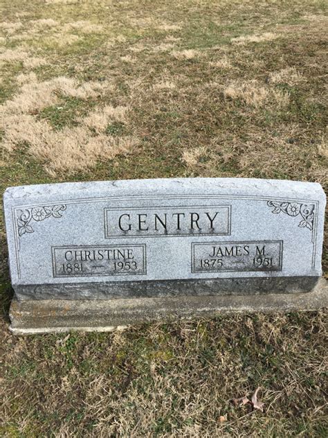 James Martin Gentry M Morial Find A Grave