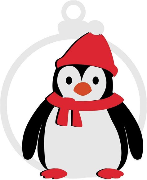 Christmas Penguin Decorative Toy Multilayer Cut Template 35092952 Vector Art At Vecteezy