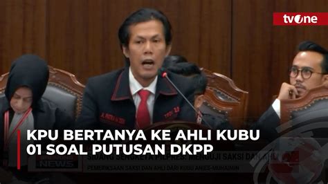 Ahli Kubu 01 Beberkan Pelanggaran Pelanggaran Yang Dilakukan KPU