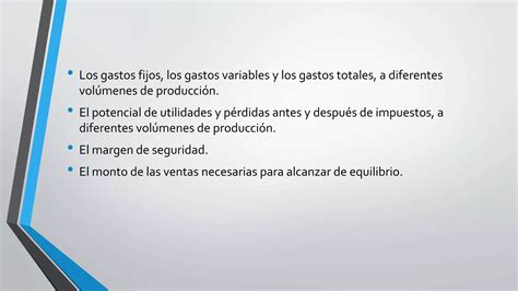 Modelo Costo Volumen Utilidad Pptx