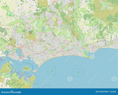 Bournemouth, Christchurch and Poole, England - Great Britain. OS Stock ...