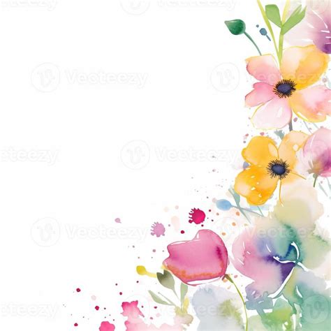 Watercolor spring flowers 22951727 Stock Photo at Vecteezy