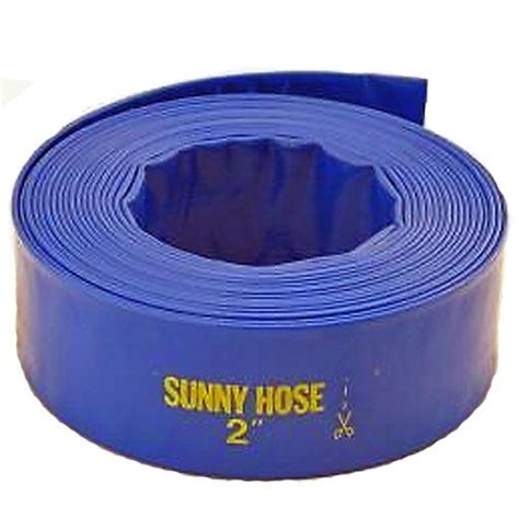 Buy Cut Per Metre Blue Layflat Delivery Hose 2 Inch