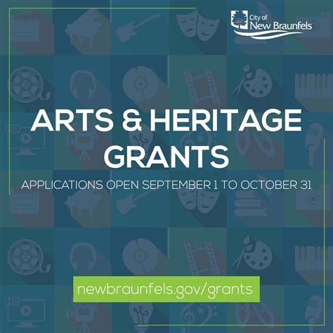 City of New Braunfels Now Accepting Arts & Heritage Grant Applications