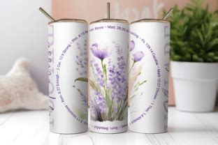 You Are Purple Floral Tumbler Wrap Graphic By ArtMix Creative Fabrica