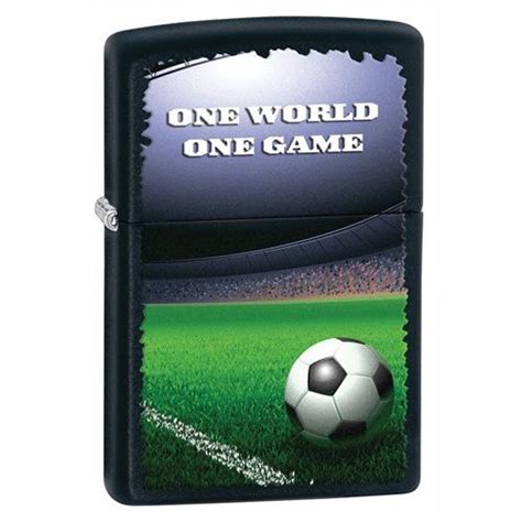 Zippo Soccer In Stadium Black Matte Lighter Flint Windproof Check Out The Image By Visiting