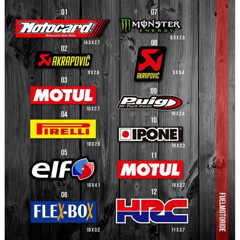 Jual Sticker Sponsor Superbike Motogp K1 GSX Ninja R25 R15 Nmax ADV