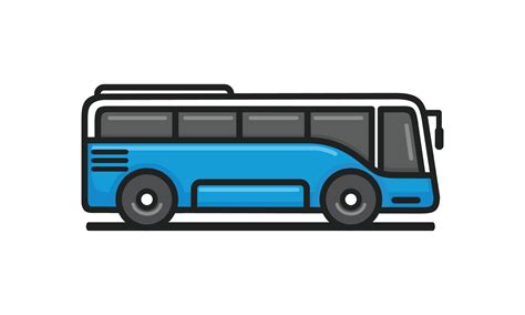 Bus logo design vector 21997098 Vector Art at Vecteezy