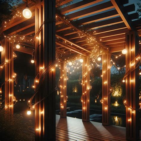 10 Beautiful Pergola Lighting Ideas That You Can Try