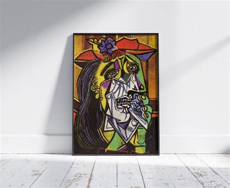 Pablo Picasso Mujer Llorona Etsy Espa A