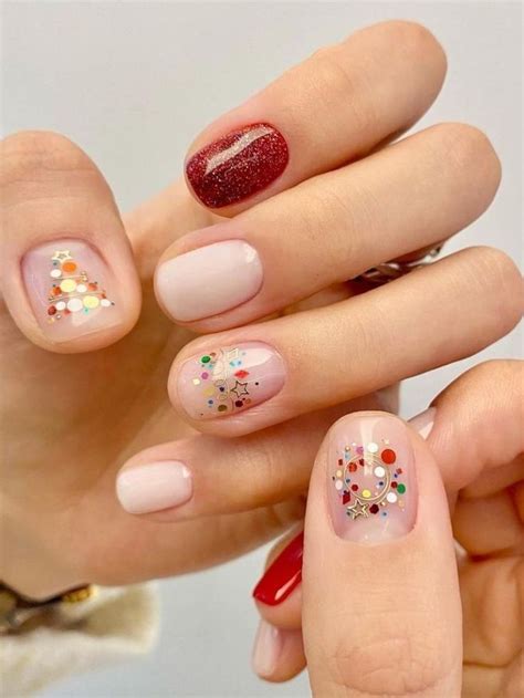 Short Christmas Nails 45 Fun And Festive Designs And Ideas Manicura