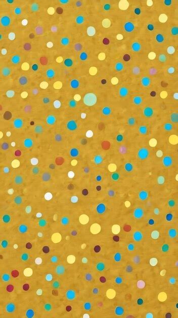 Premium Photo Cute Yellow Polka Dots Colorful Background Linen Texture Fabric