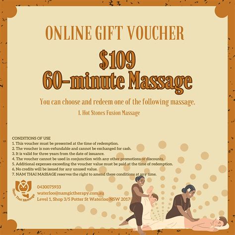 60 Minute Hot Stones Fusion Massage Nam Thai Massage