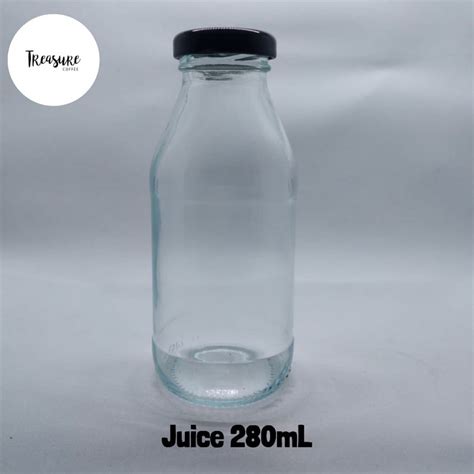 Jual Botol Kaca Juice 250ml Tutup Drat 100 BARU Shopee Indonesia