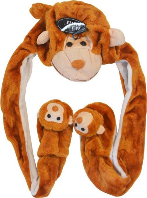 Assorted Hat Imals Plush Animal Hats With Paws For Kids