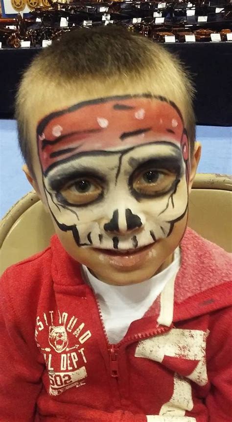 #skullfacepaint #scaryfacepaint #piratefacepaint # ...