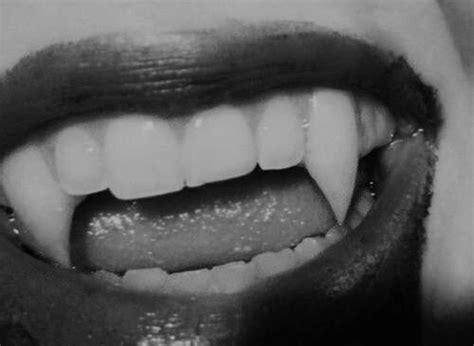 Beautiful Mouth With Fangs Teeth Vampire Vampires Lipstick Lips