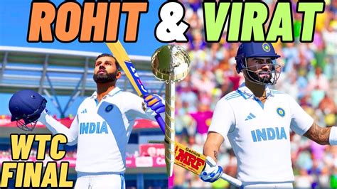 Day-2 India Batting Rohit & Virat Biggest Partnership WTC Final India ...