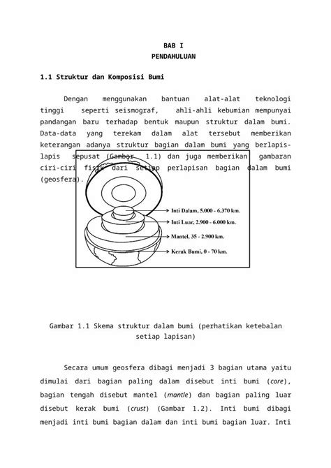 DOCX Struktur Dan Batuan Bumi DOKUMEN TIPS