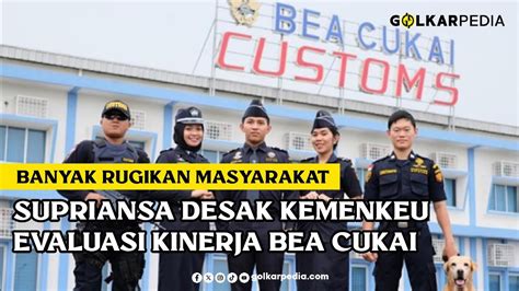 Banyak Rugikan Masyarakat Supriansa Desak Kemenkeu Evaluasi Kinerja