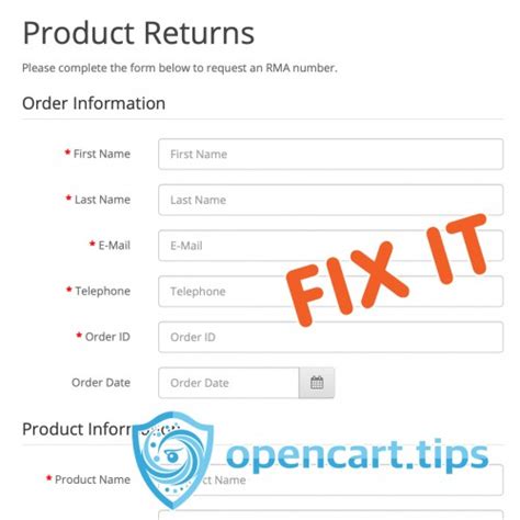 OpenCart Order Return Email Notification