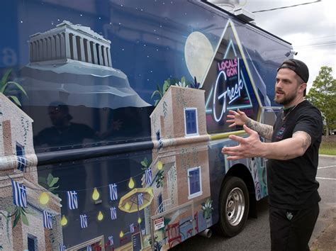 Locals Gon Greek after tasing food truck cuisine