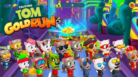 Talking Tom Gold Run All Characters Unlocked Chase The Raccoon New