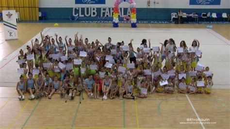 Exhibición de fin de curso del Club Fahala de Gimnasia Rítmica de