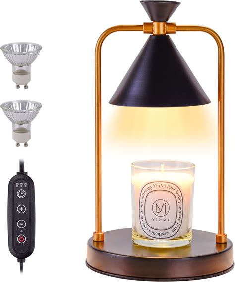 Bompcafe Candle Warmer Lamp With 2 Bulbs Create A Cozy And Safe