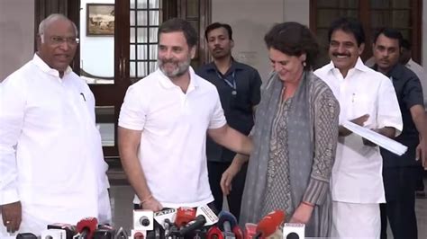 Rahul Gandhi Picks Rae Bareli Priyanka To Contest From Vacant Wayanad Lok Sabha Seat Odishabytes