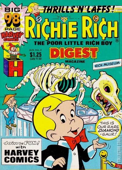 Richie Rich Digest Magazine 4 Published January 1986