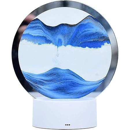 Demiawaking Peinture De Sable Qui Coule Lampe Sable Dynamique Art