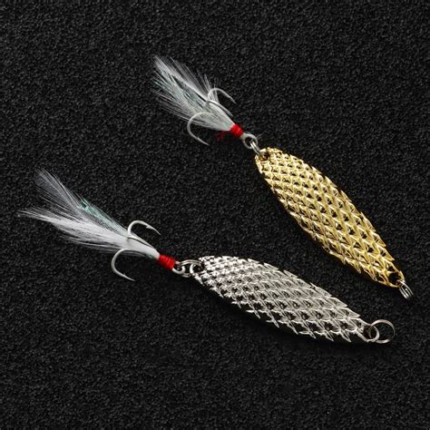 Cheap Feather Treble Hook For Sea Ocean Noisy Bass VIB Fishing Lures