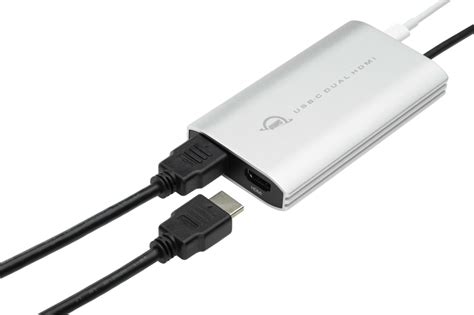 Owc Adapter Usb C To Dual Hdmi 4k Display Adapt W Displaylink F M1 Mac Macpc Wusb Cthunderbolt