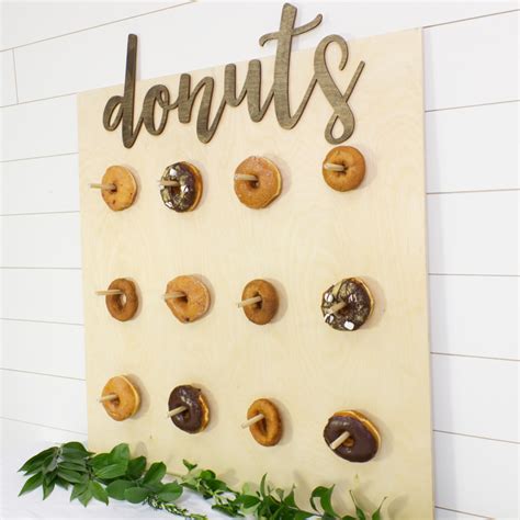 Donut Peg Board Donut Board Wedding Donut Stand Holder Wood Donut