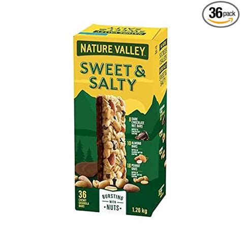 Nature S Valley Dark Chocolate Peanut Almond Sweet Salty Granola