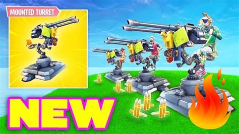 New Mounted Turret Is Crazy Op Fortnite Funny Fails And Wtf Youtube