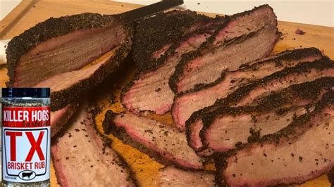 Killer Hogs Tx Brisket Rub Texas Brisket Slow N Sear Weber Kettle Youtube