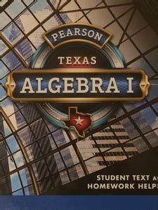 Pearson Texas Algebra 1 - 1st Edition - Solutions and Answers | Quizlet