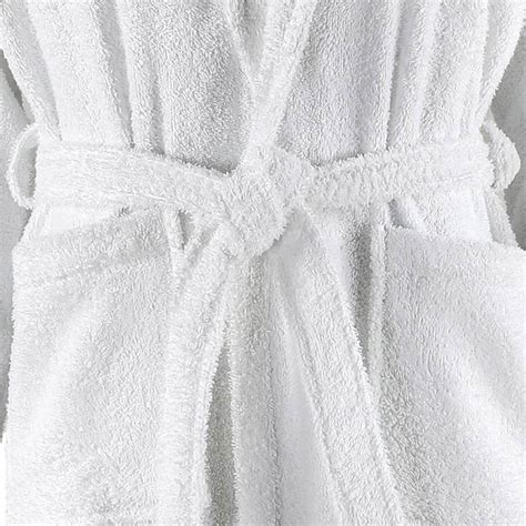 Unisex Terry Bathrobe 100 Cotton White Xl