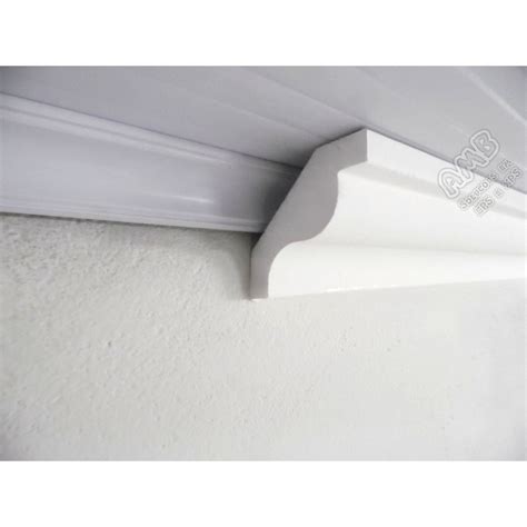 3 Mts De Moldura Roda Teto 10 5cm De EPS Sanca Cantoneira P Forro PVC