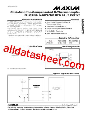 max datasheetpdf maxim integrated products