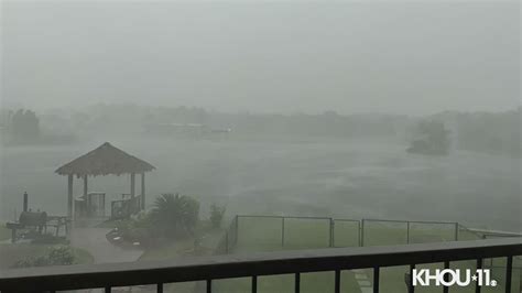 Strong storms move through San Leon, Texas (6/8/2023) | khou.com