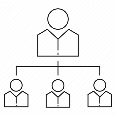 Business Diagram Hierarchy Office Organization Organization Chart People Icon Download